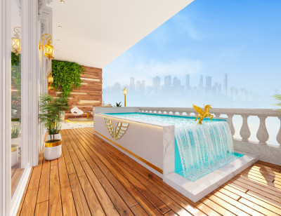ULTRA LUXURY | DELUXE 2 BHK WITH POOL APARTMENT | 8 YEARS PAYMENT PLAN T | AMAZING VIEW
